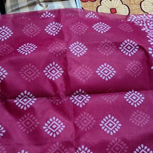 Magenta Colour Saree