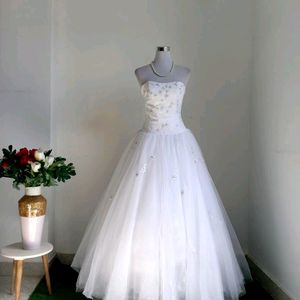 Super beautiful white gown