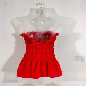 Red Casual Top (Women's)