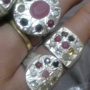 Pic Annie One Maharaja Style  Silver Colour Ring