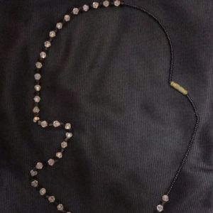 Black And White Bead Necklace