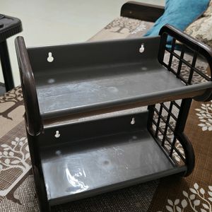 Cello Hong Kong Plastic Storage Shelf Double Stand