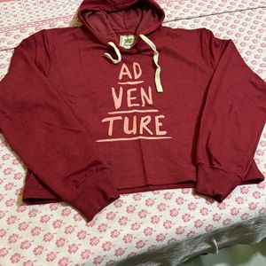 Campus Sutra Women Hooded Sweatshirt Size XL