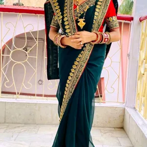 New Dola Silk Saree With Blouse Piece