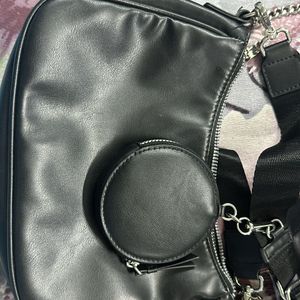 Black Sling Crossbody Bag