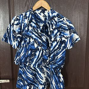 Printed Formal Top