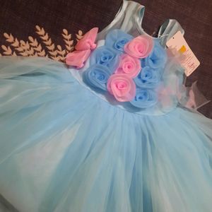 Blue Party Frock