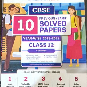 Class (12 Commerce) Cbse Previous Year Solved Pape