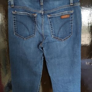 Slim Fit Mini Bootcut Jeans Low Rise