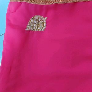 Bridal Saree With Unstitched Blouse