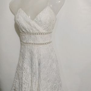 BEAUTIFUL WHITE NET FROCK