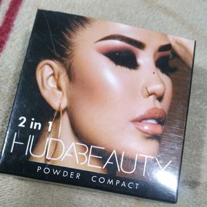 Huda Beauty 2 In 1 Powder Compact Totally New