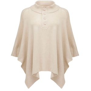 Forever New Jade Button Collar Poncho