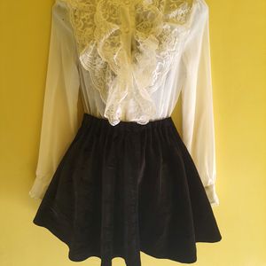 Korean Style Black Skirt