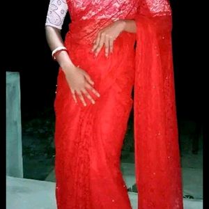 Beautiful Red Saree