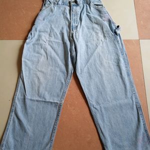 Ice Blue Cargo Jeans