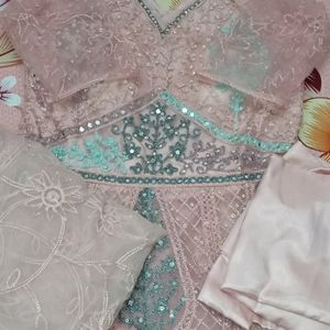 3 Pc Lehnga + 5 Free Tops