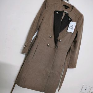 NEW WITH TAG KHAKI OVERCOAT