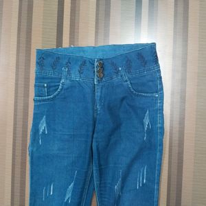 U-71 Size 30 (Sale) Latest Ladies high waist Jeans