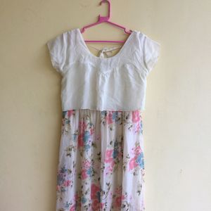 Floral Coquette Dress