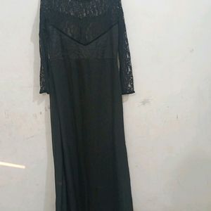 Beautiful Black Colour Gown