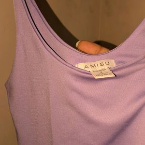 Amisu lilac bodysuit