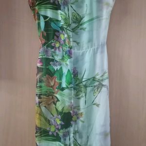 Green Floral Dress