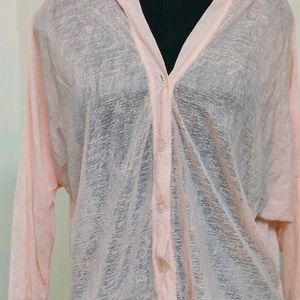 Sheer Sweater Like Plus Size Top