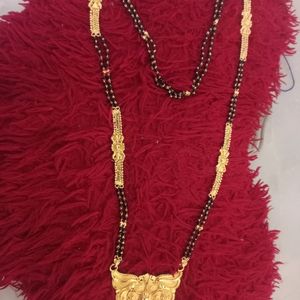 1 Gram Gold Plated Long Mangalsutra