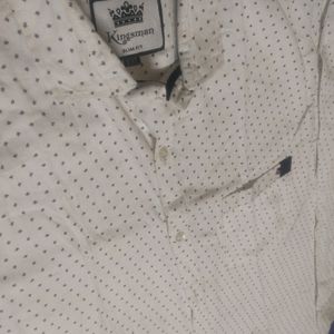 Mens White Casual Shirts