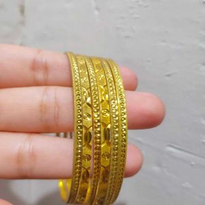 Gold Plated Bangles For Women