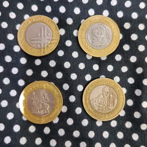 10 Ruppee Smarak Coins