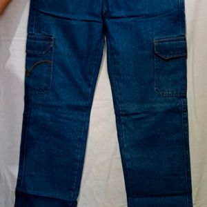 Casual Wear Men Straight Jeans With Side Pocket