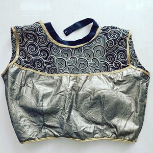 New Shimmery Metalic Gold Blouse With Padding