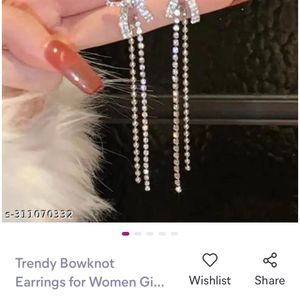 2 Pintresty Korean Long Chai  Earings