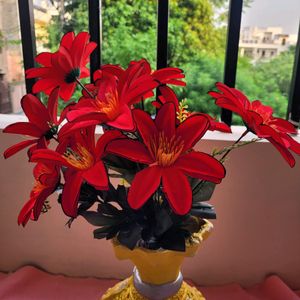 Red Big Flower Bunch