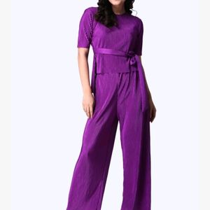 Co Ord Set Purple