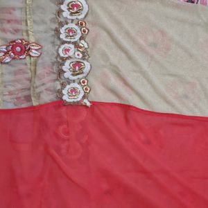 Double Shade Designer Saree