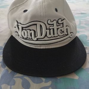 Black And White Von Dutch Cap