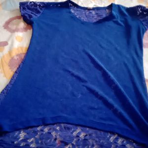 Navy Blue Smart Net Top