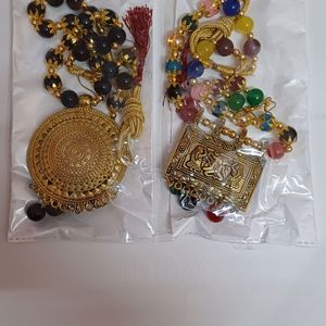 Combo Of 2 Neckless With Ear Rings