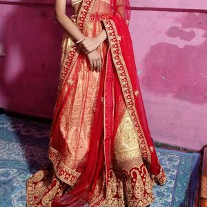 Red Bridal Lehenga