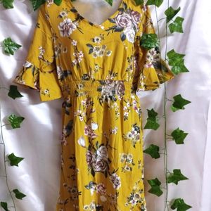 Floral Printed Cute Dress