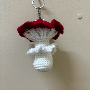 Cute Popping Mushroom Keychain/bagcharm🍄