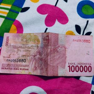 INDONESIA 1LAKH NOTE ORIGINAL