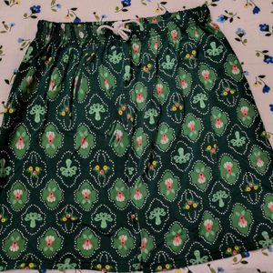 Green Shorts Women