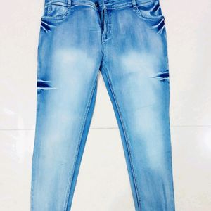 Stylish Blue Women's Jeans