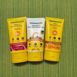 Mamaearth Sunscreens