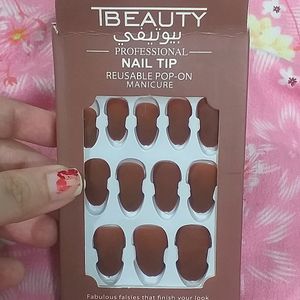 Press On Nails(Matte Brown)