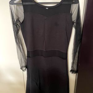 [price drop] women western black dress trendy